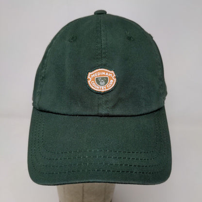 American Needle Men's Strapback Hat Green Adjustable Embroidered Logo Medinam