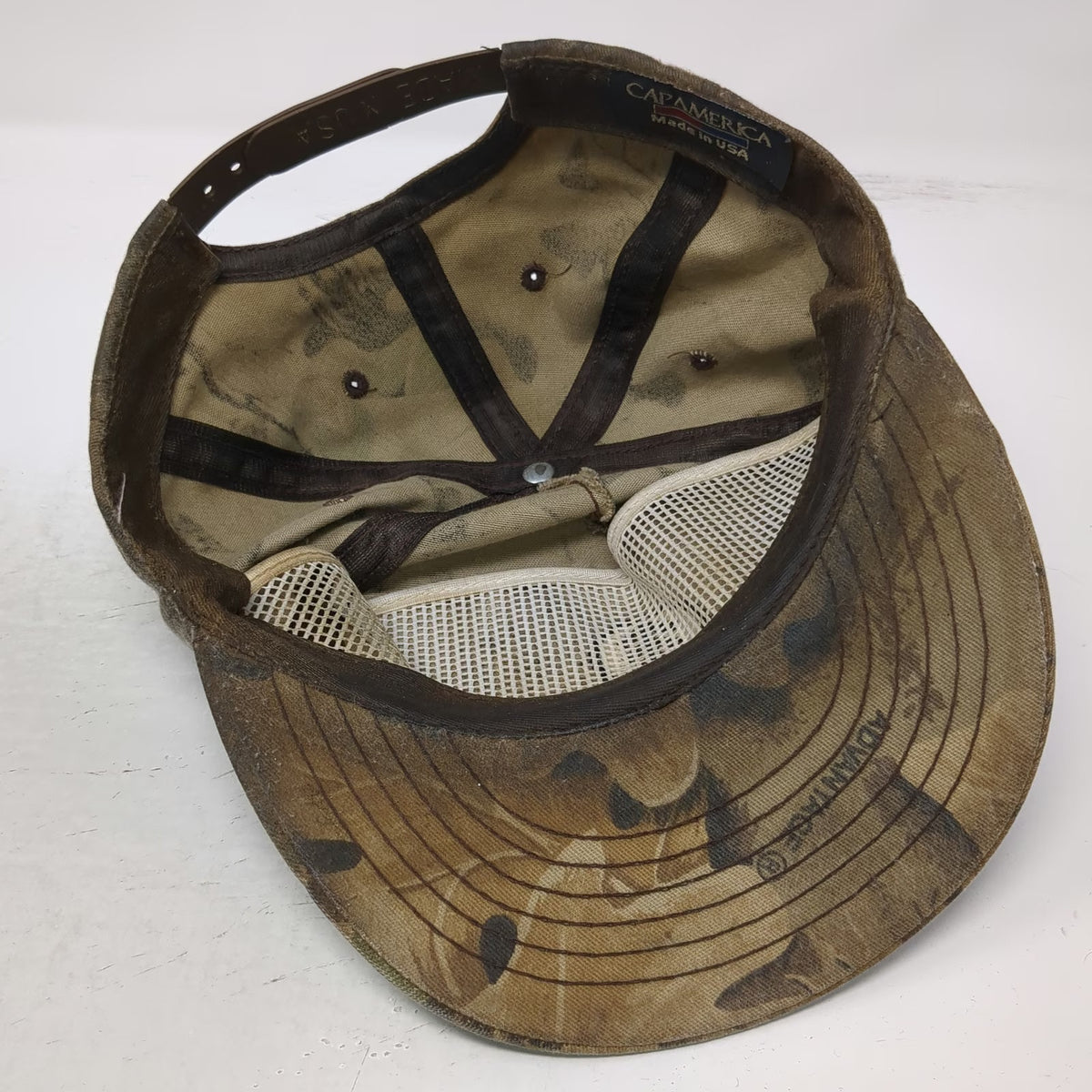 Cap America 5 Panel Brown One Size Advantage Camo Boise Cascade Snapback Hat