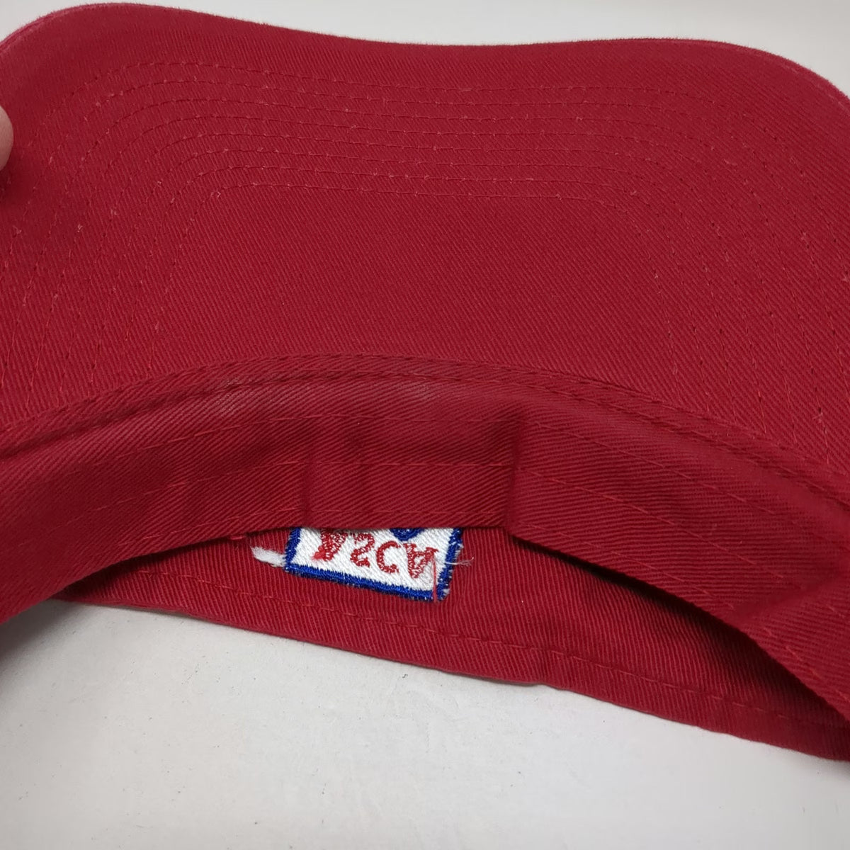 Port & Company Visor Red OSFM ASCA Swimming Coaches Association Strapback Hat
