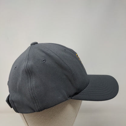 FB Adult Strapback Hat Gray One Size Adjustable Embroidered Pacific Headwear