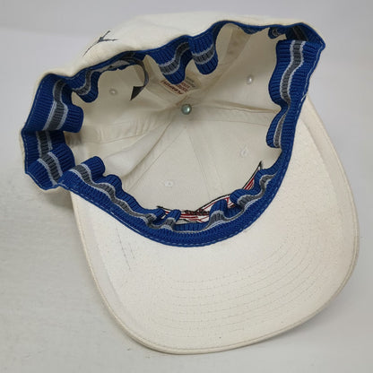 Nike Jordan Baseball Cap White XL Fitted Hat Air Jordan Wings Basketball Jumpman