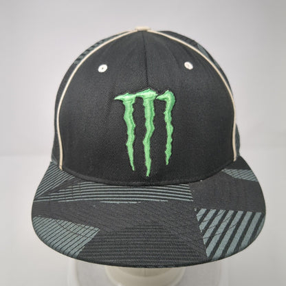 Monster Energy Fitted Hat Multicolor S-M Embroidered Flexfit 6 Panel
