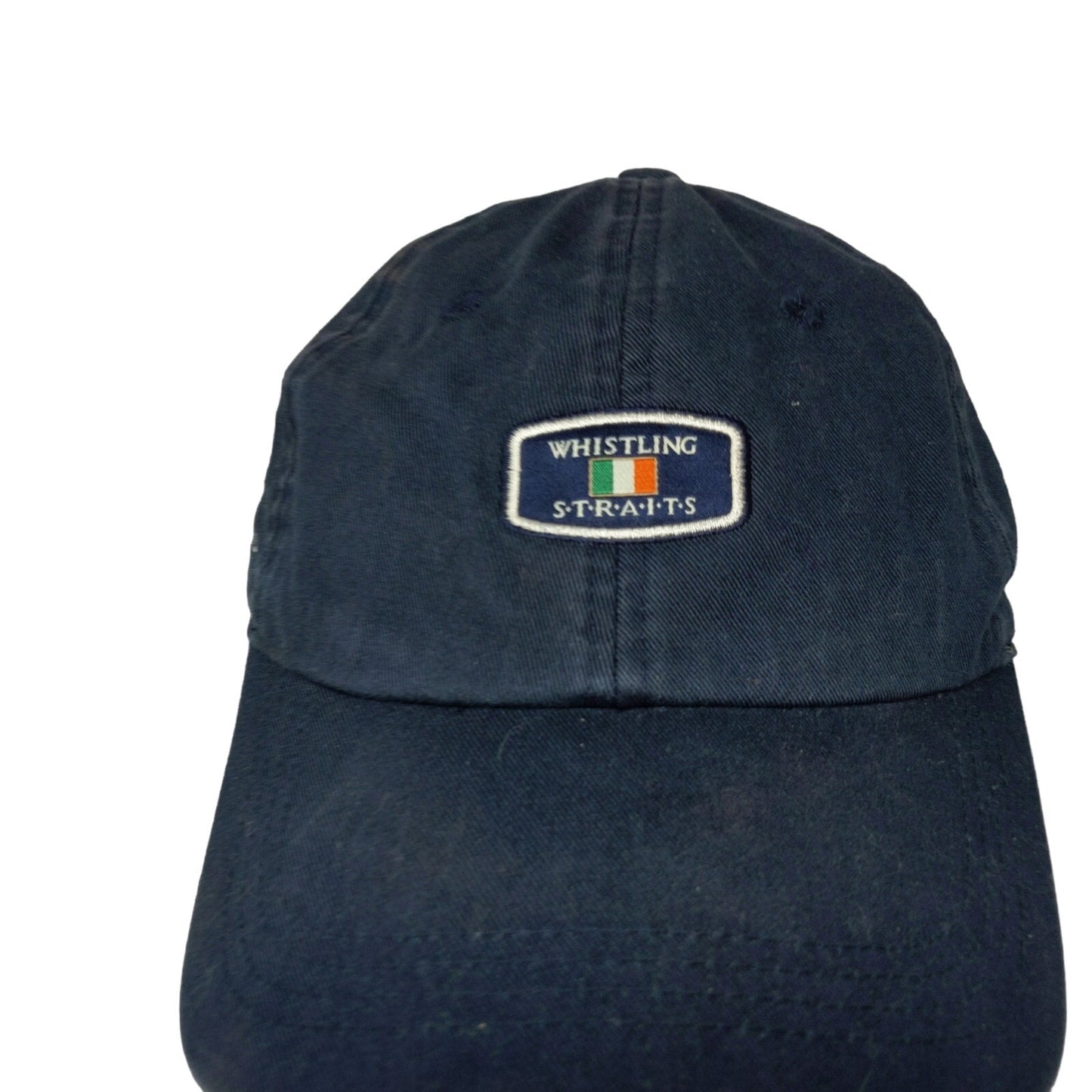 Whistling Straits Golf Course Strapback Hat Blue Embroidered Logo