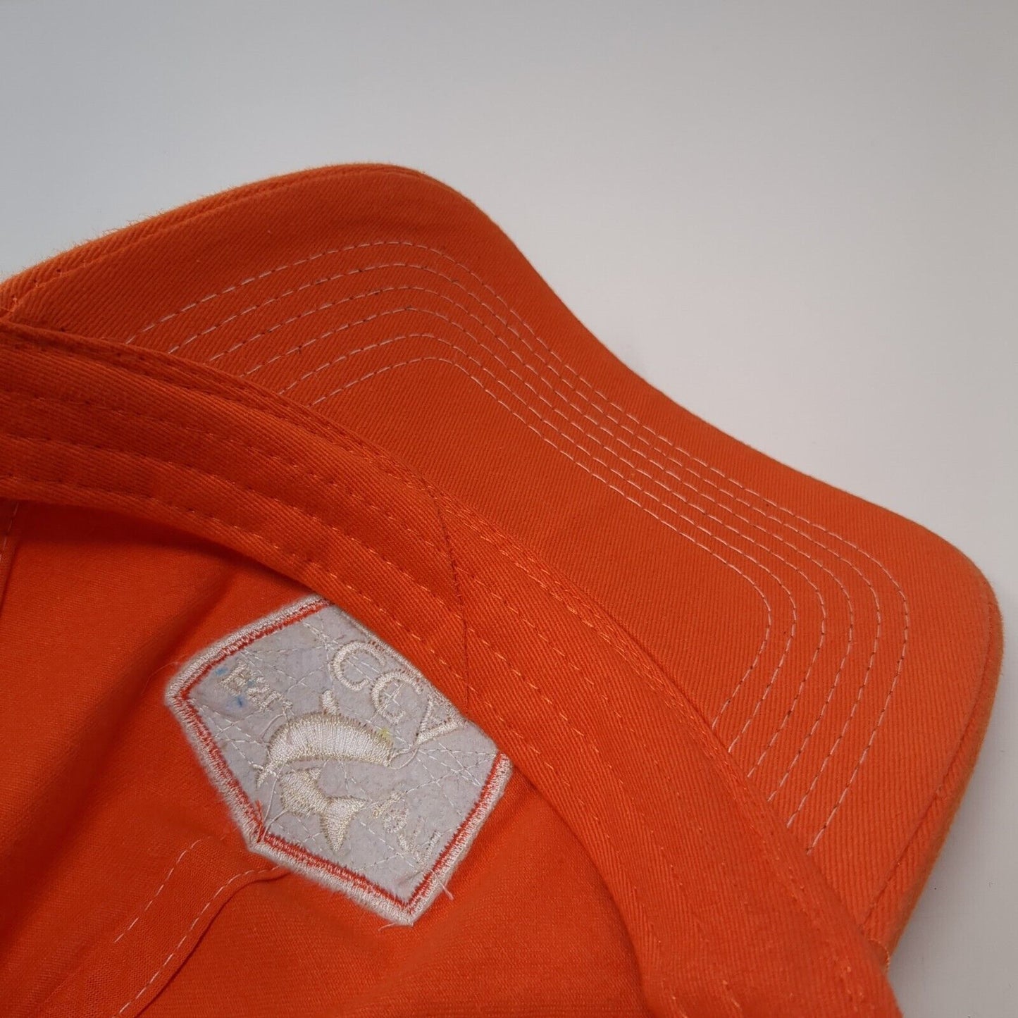 Est. 1977 CCA Snapback Trucker Hat Orange One Size Mesh Back Headwear