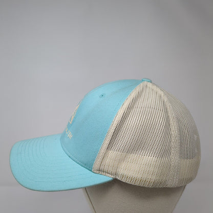 The South Snapback Mesh Back Trucker Hat Blue One Size Adjustable