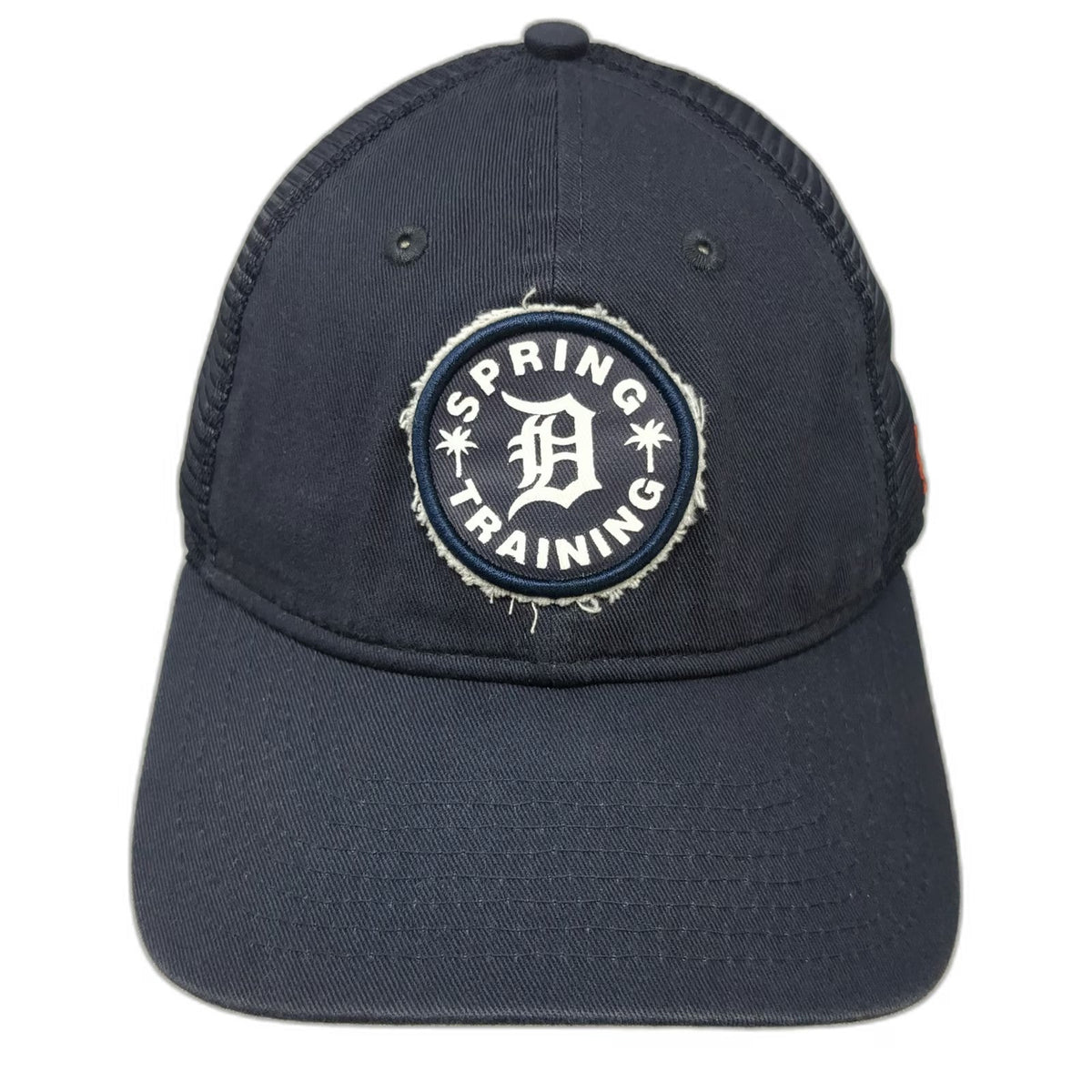 New Era Blue OSFM Trucker Hat Detroit Tigers Spring Training Mesh Snapback MLB