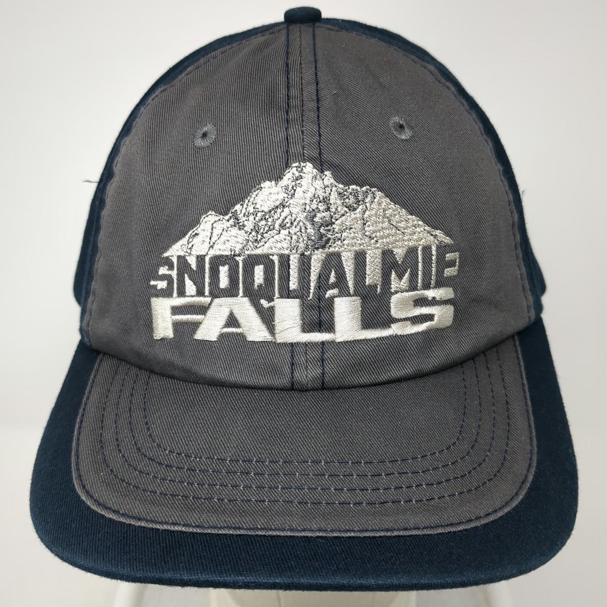 Gear For Sports Baseball Cap Gray Blue One Size Snoqualmie Falls Washington Hat