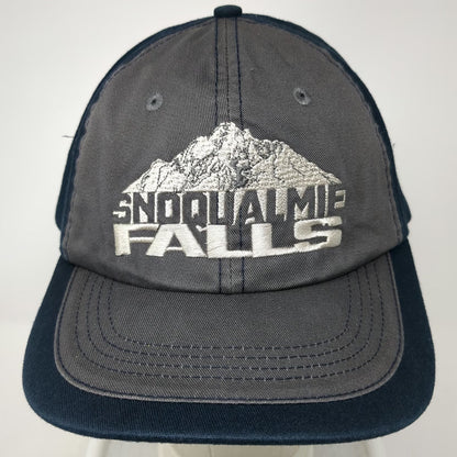 Gear For Sports Baseball Cap Gray Blue One Size Snoqualmie Falls Washington Hat