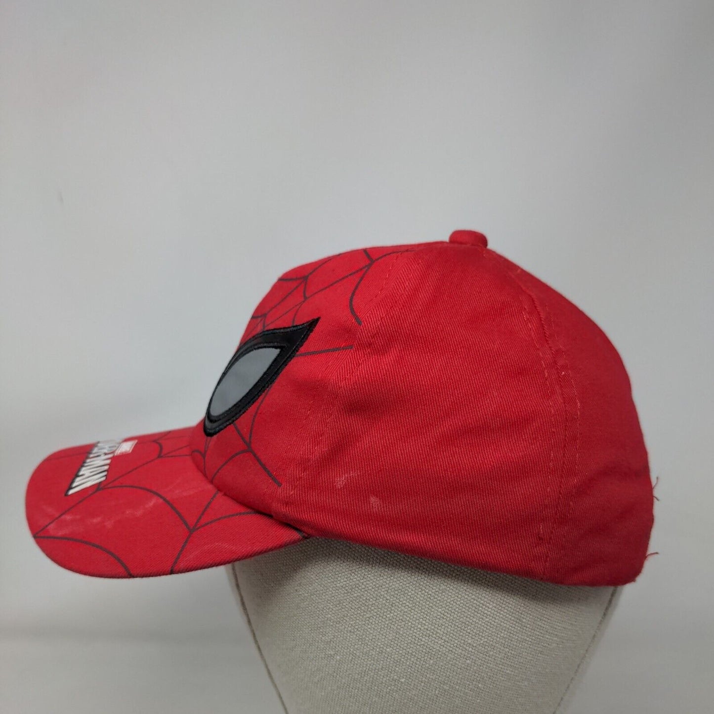 Marvel Ultimate Spider-Man Snapback Hat Red S-M Red Embroidered 5 Panel