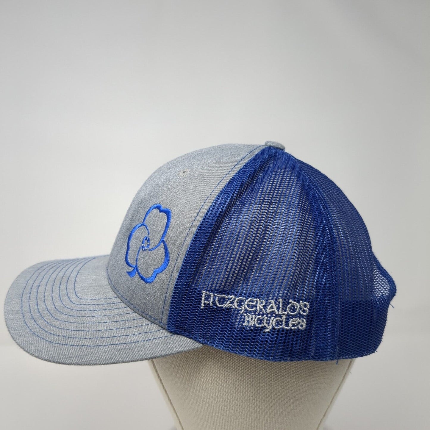 Fitzgerald's Bicycles Snapback Trucker Hat Multi One Size Mesh Back