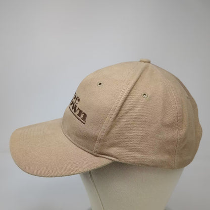 Nissin Cap Judge Joe Brown Embroidered Beige Snapback Hat Adjustable OS Promo