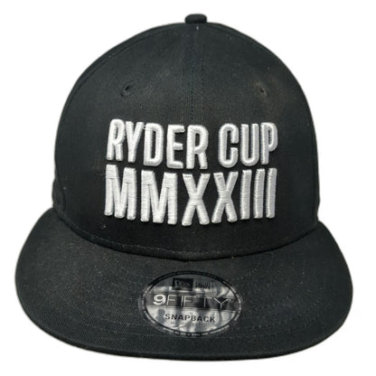 New Era 9FIFTY Snapback Black L Ryder Cup 2023 MMXXIII Marco Simone Hat W/Tags