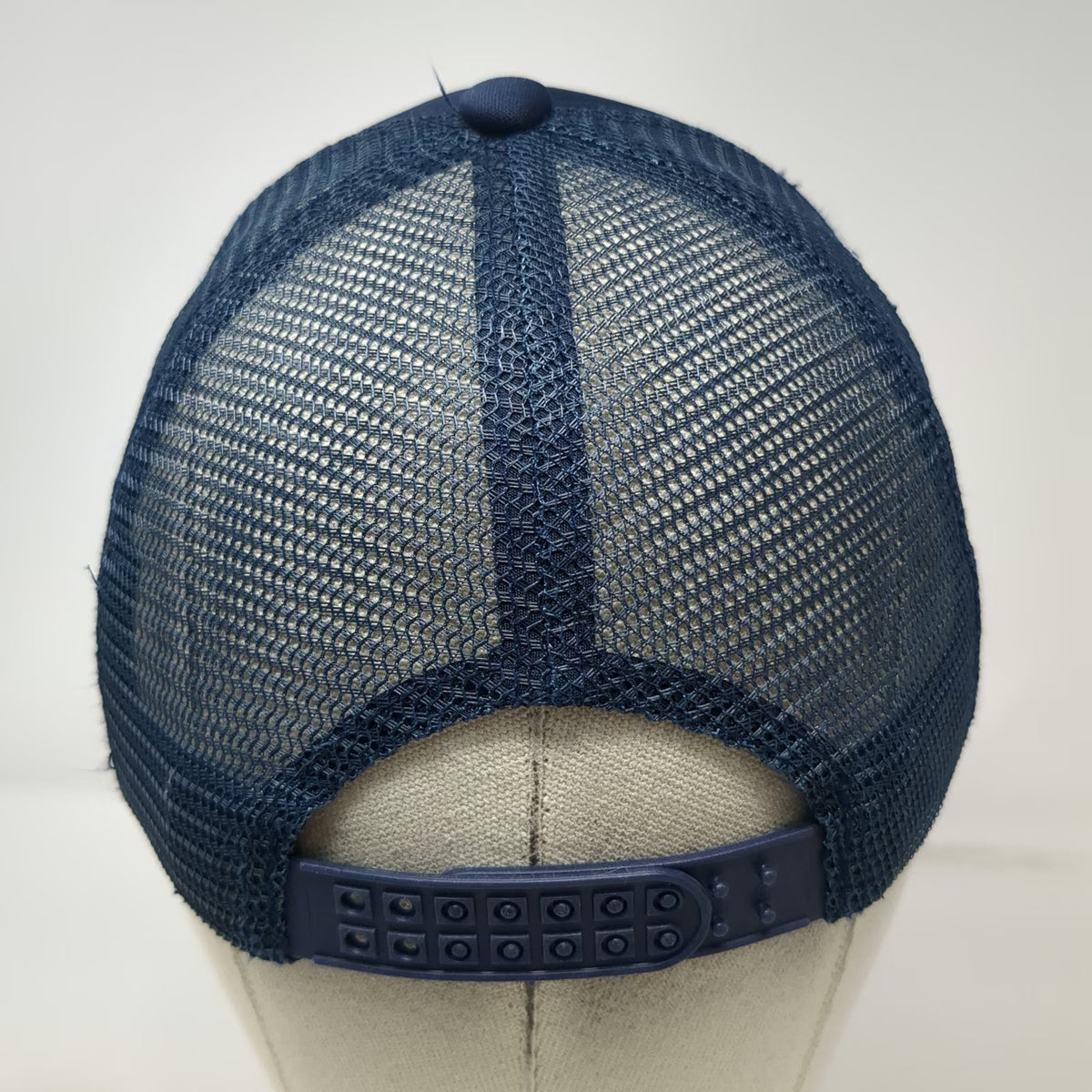 Blue Trucker Hat One Size Mesh Back Firefighter Athletic Race Bomberos