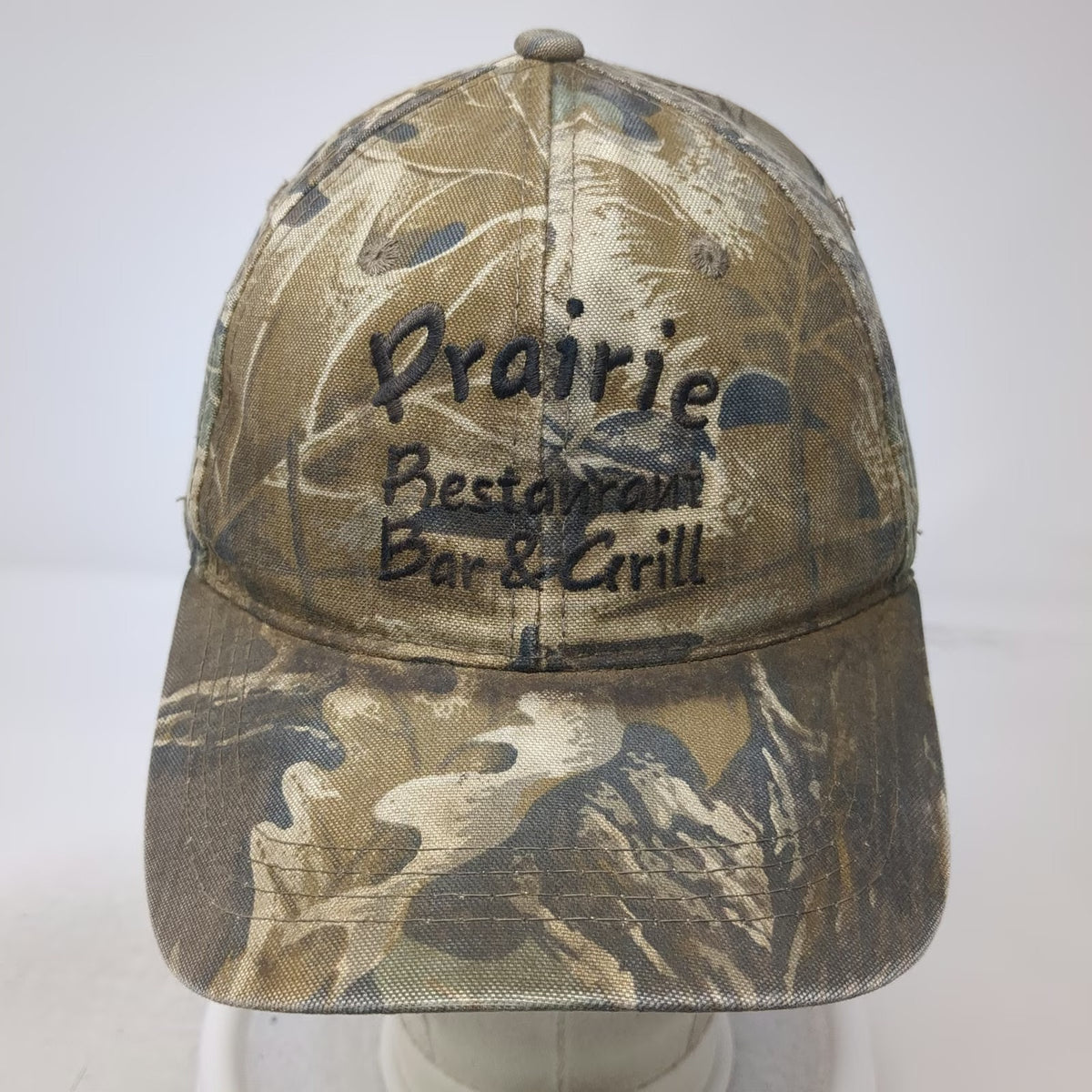 Outdoor Cap Baseball Cap Brown One Size Camo Prairie Restaurant Bar & Grill Hat