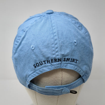 Southern Shirt Logo Strapback Hat Blue One Size Adjustable Embroidered