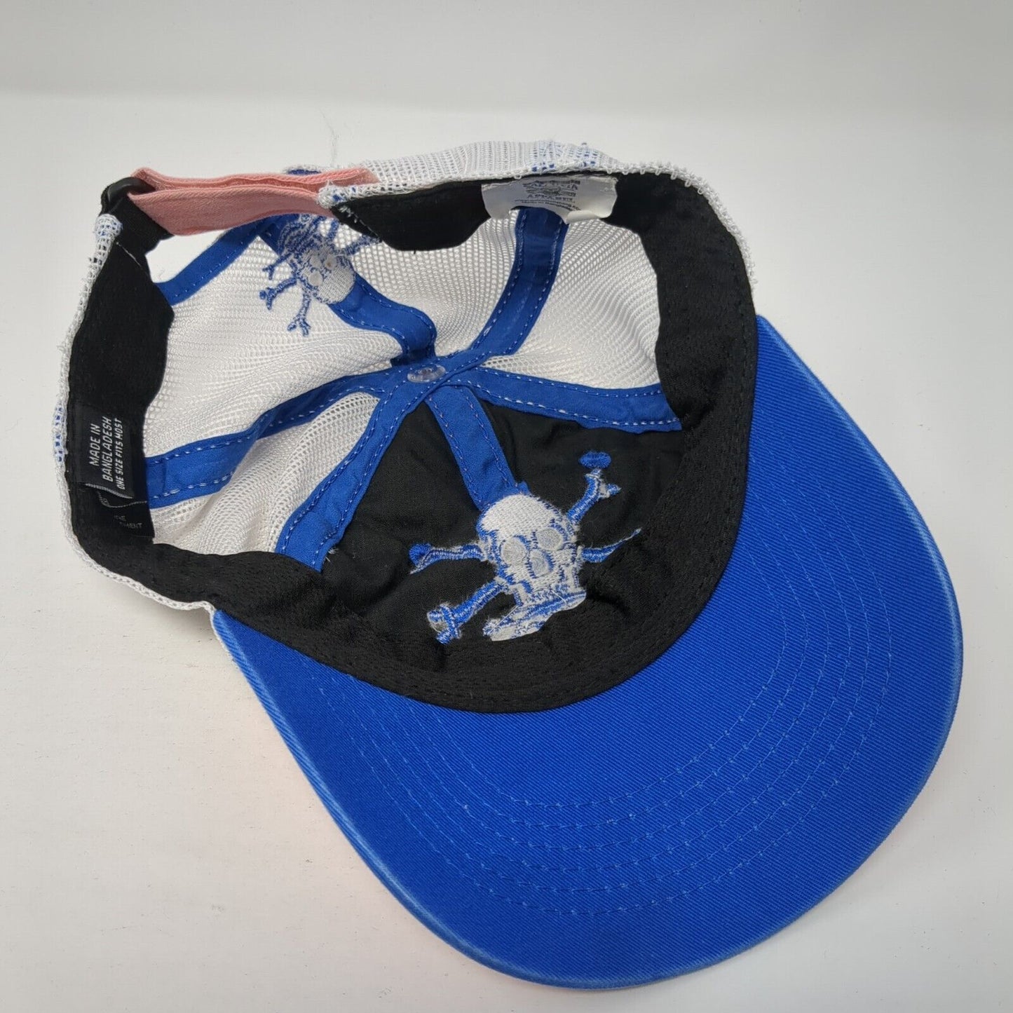 Calcutta Strapback Trucker Hat Pink One Size Mesh Back Adjustable