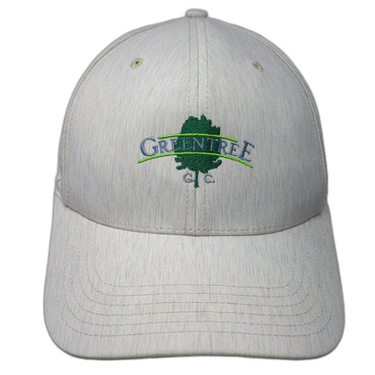 Legacy Baseball Cap Gray One Size Perforated Snapback Greentree GC Golf Tree Hat