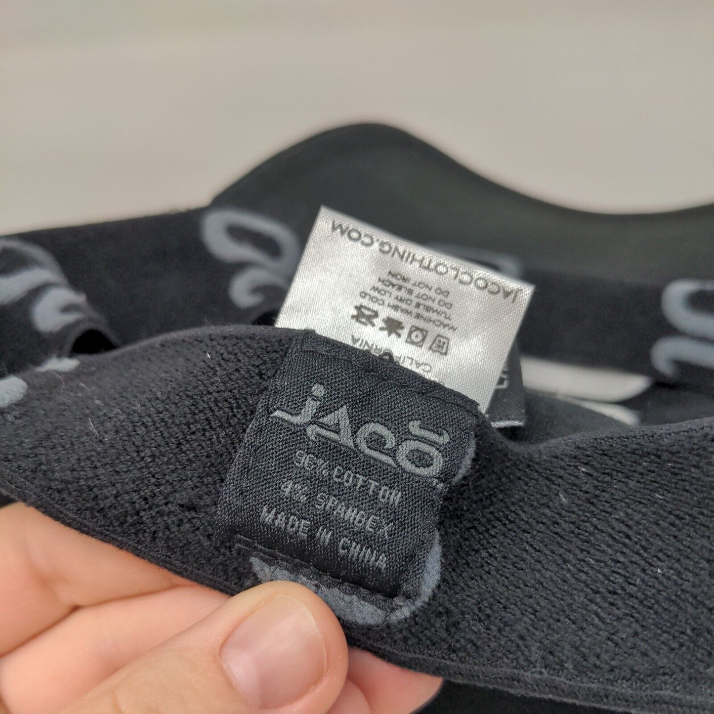 Jaco Fitted Cadet Army Cap Hat Black One Size Embroidered