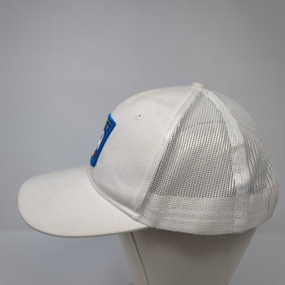 ITA Snapback Trucker Hat White One Size Solid Mesh Back Port Authority