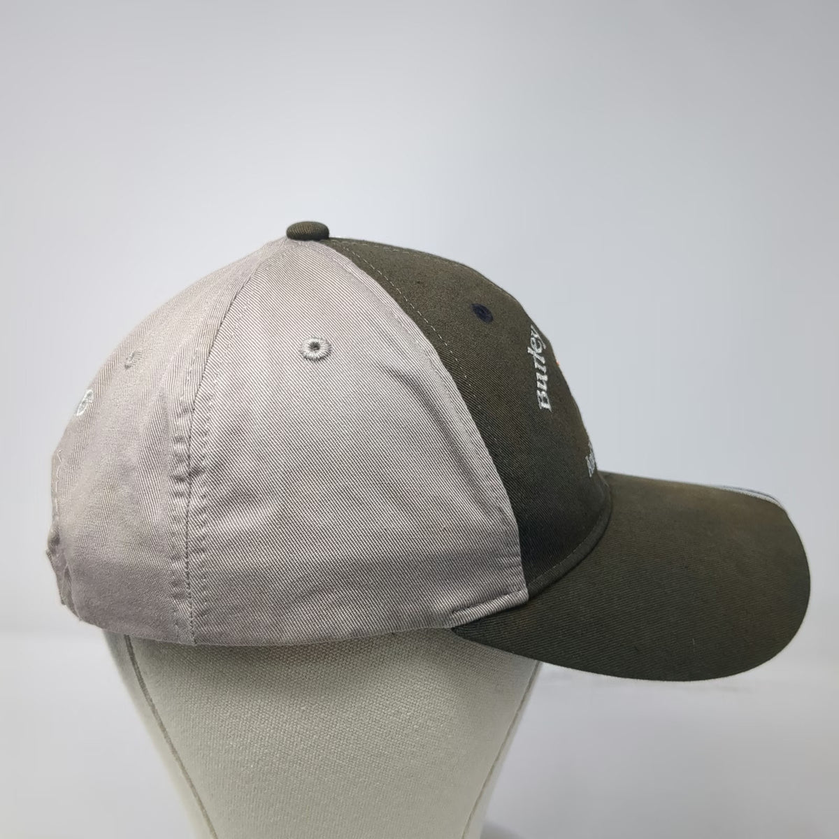 Burley Trap Club Sporting Clays Baseball Cap Green Gray One Size Hat Est 1986