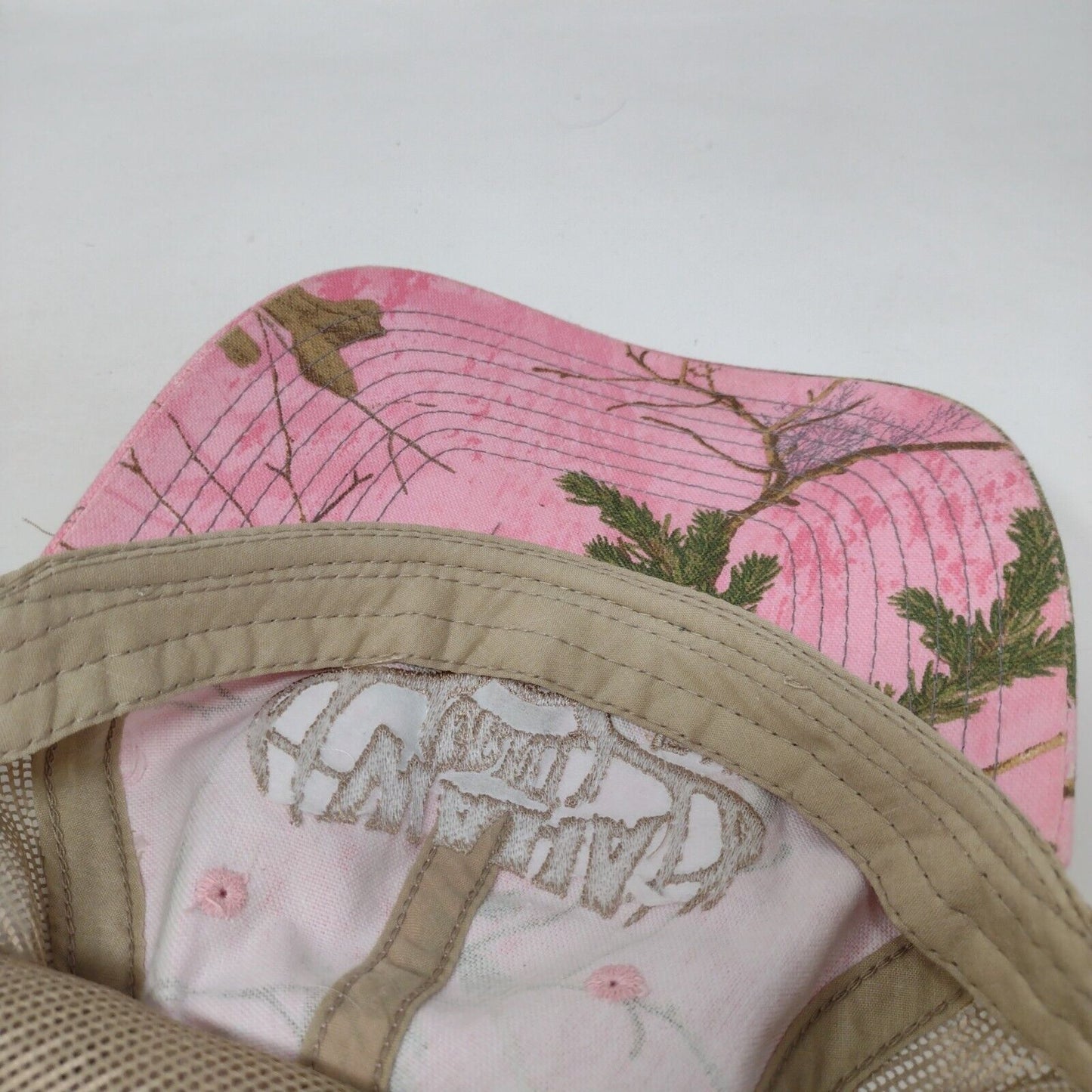 Waha Grill Idaho Snapback Trucker Hat Pink Camouflage OS Adjustable Mesh Back