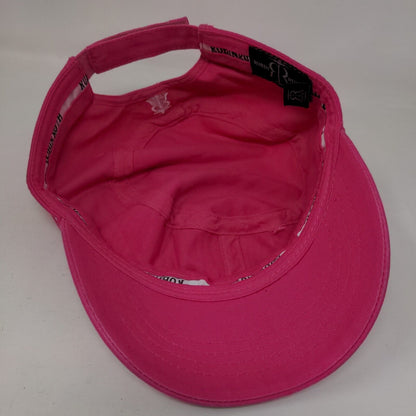 Great Smoky Mtns Strapback Cadet Army Cap Hat Pink One Size Robin Ruth