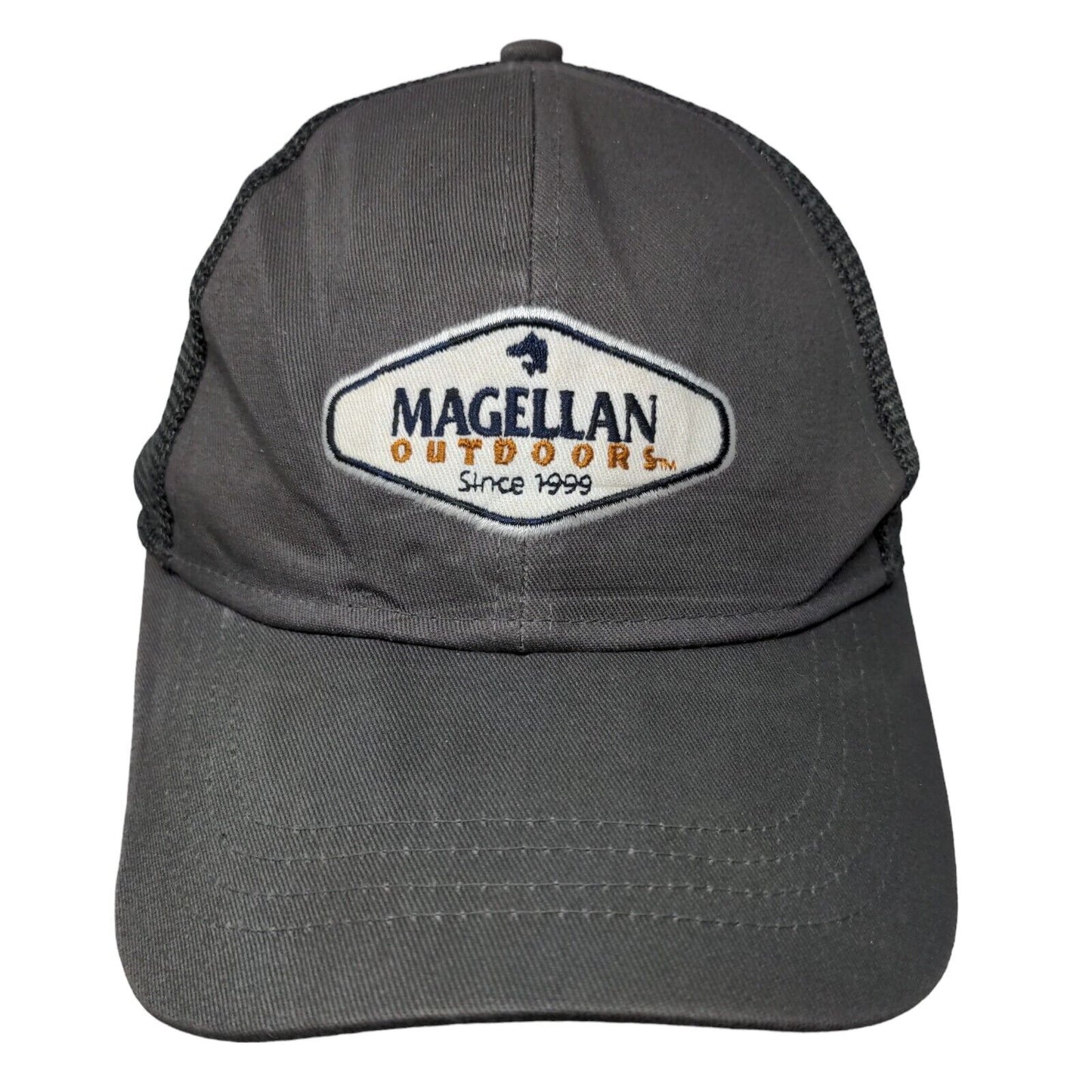Magellan Outdoors Since 1999 Snapback Mesh Back Trucker Hat Gray One Size