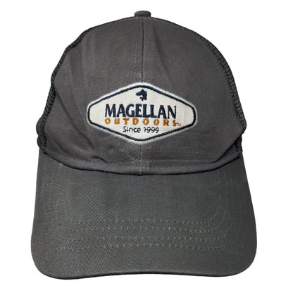 Magellan Outdoors Since 1999 Snapback Mesh Back Trucker Hat Gray One Size