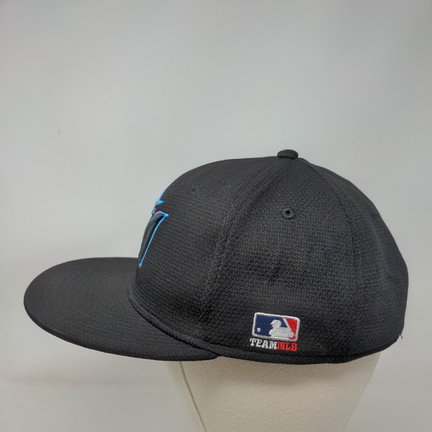 Florida Marlins Strapback Hat Black OSFM Embroidered Logo OC Sports MLB