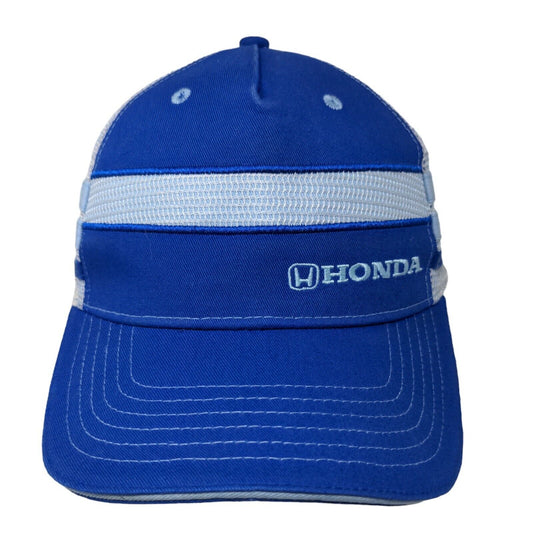 Honda Men's Slideback Mesh Back Hat Blue Embroiderd Logo Official