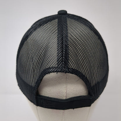 18 Fore Life Strapback Trucker Hat Black OS Adjustable Embroidered Outdoor Cap