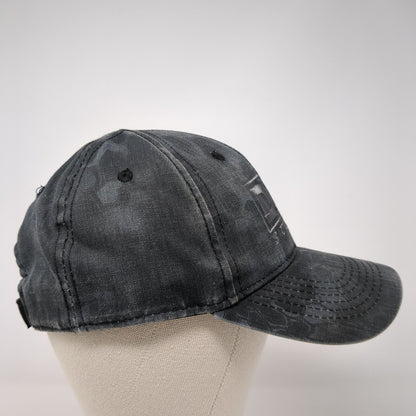D&B Supply Strapback Hat Gray One Size USA Flag Kryptek Outdoor Cap