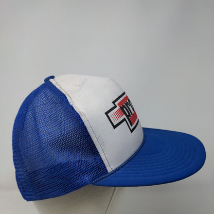 Pro-Fit Snapback Rope Trucker Hat Blue OSFA Mesh Back Colorblock