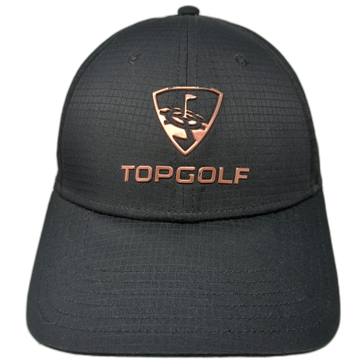 Callaway Baseball Cap Black One Size Topgolf Logo Metallic Shield Hat
