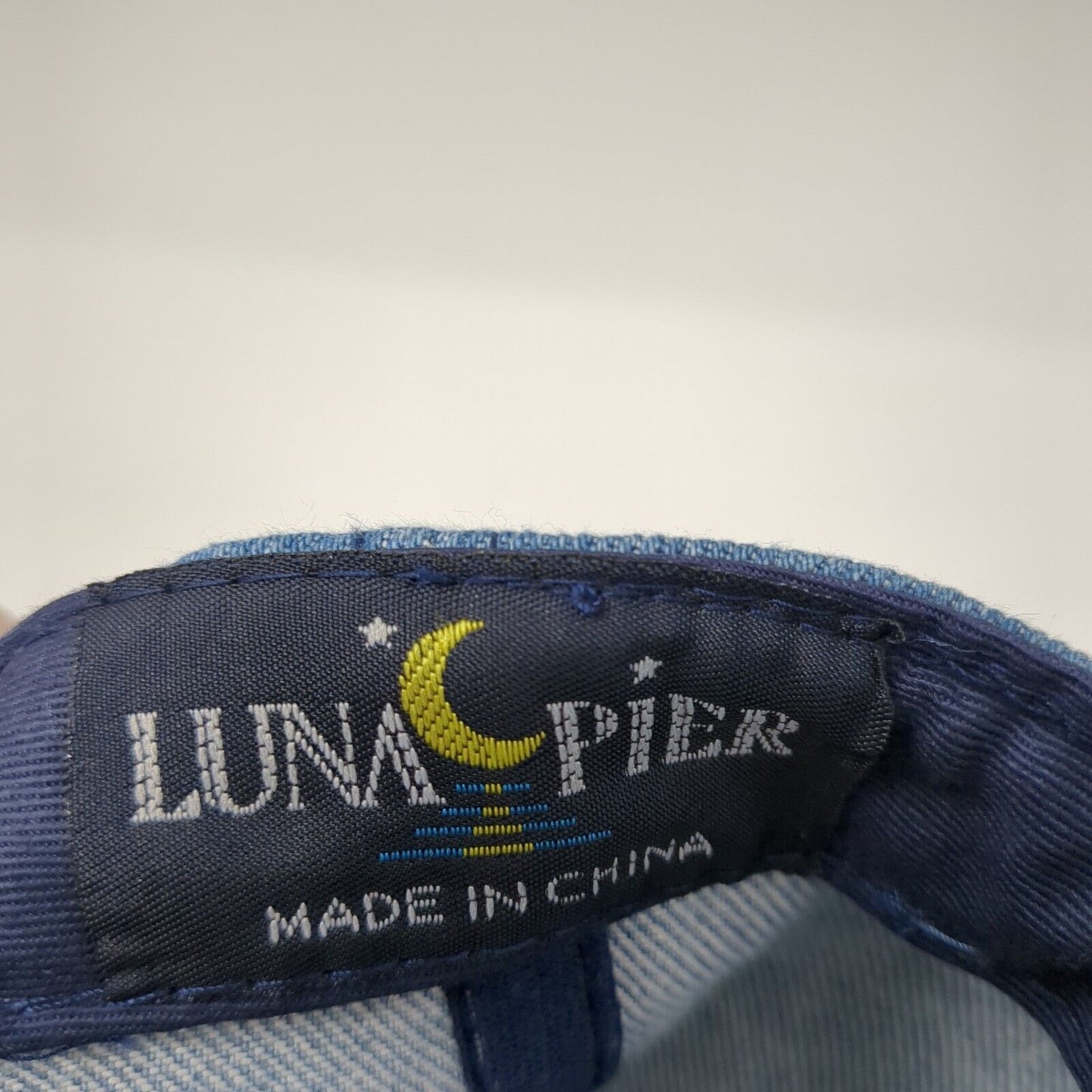 Sangstat The Transplant Company Slideback Hat Blue OS Adjustable Denim Luna Pier