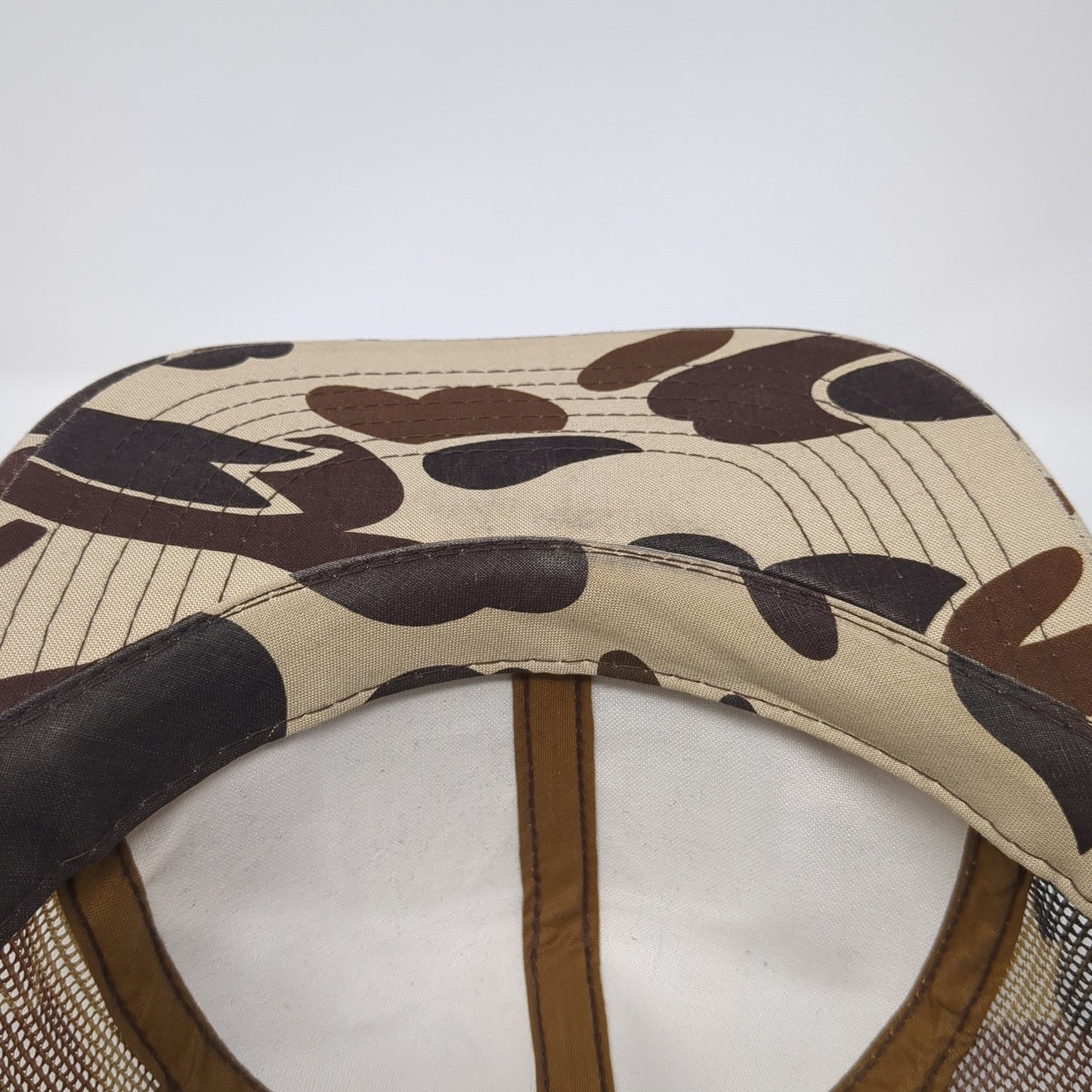 Lew Harris Safaris Snapback Trucker Hat Multi One Size Mesh Back Camo