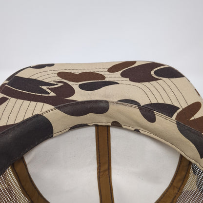 Lew Harris Safaris Snapback Trucker Hat Multi One Size Mesh Back Camo