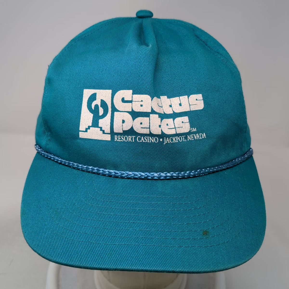 Mohr's 5 Panel Blue One Size Cactus Petes Resort Casino Nevada Rope Hat