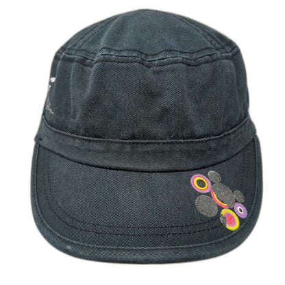 Alternative Apparel Army Cap Blue OSFM Strapback FYI Arbonne Hat Graphic Brim