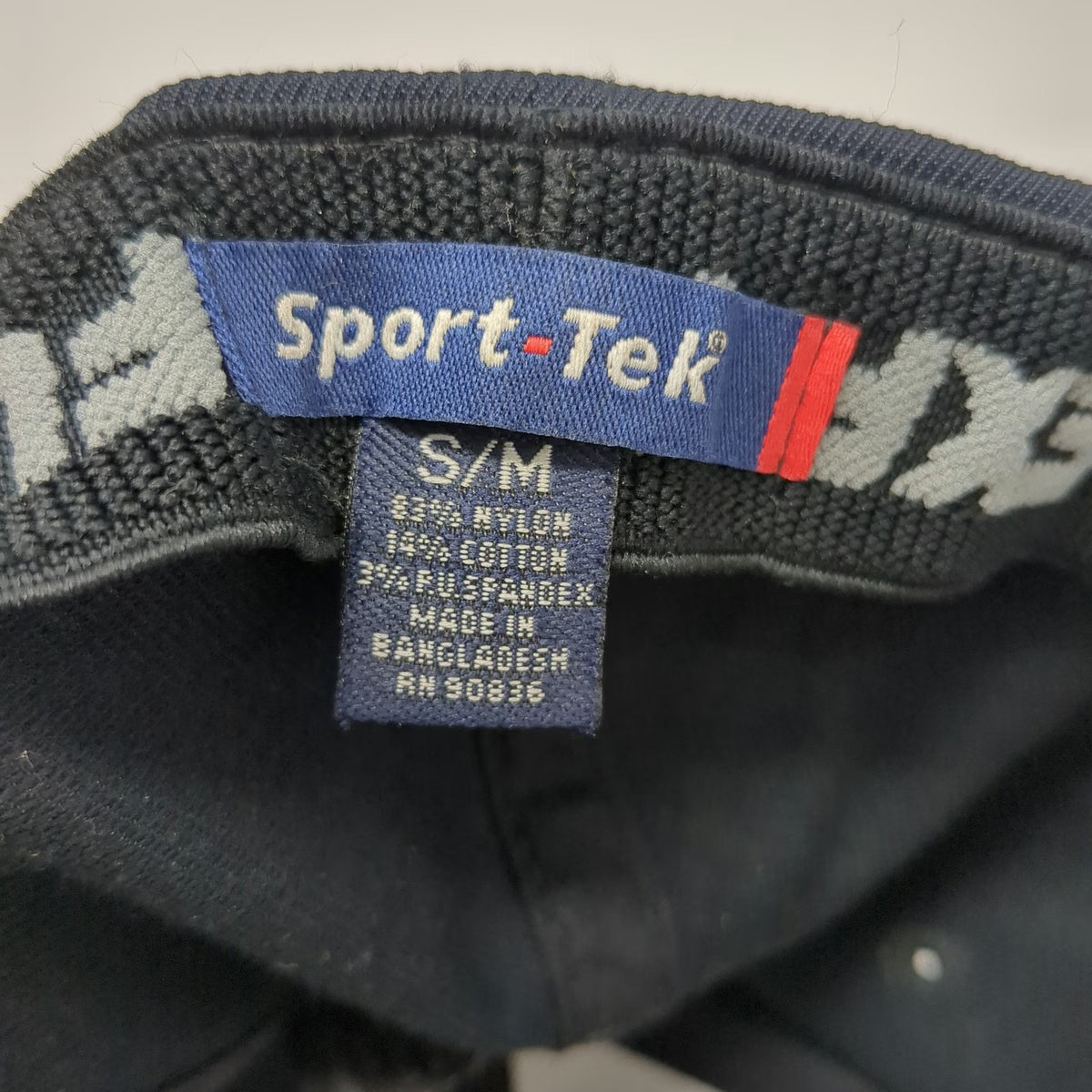 Sport-Tek Baseball Cap Black M Fitted Flexfit Chevy Edmark Logo Hat Corporate