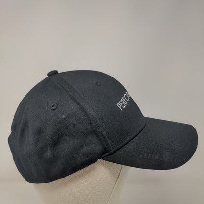 Performance by Blush Snapback Hat Black One Size Adjustable Embroidered Cotton