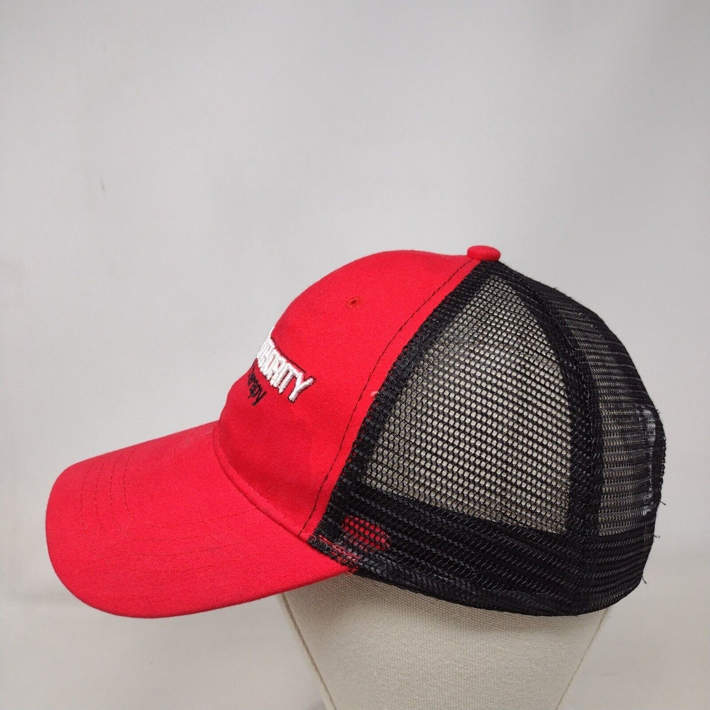 Rehab Authority Physical Therapy Snapback Trucker Hat Red One Size Cap America