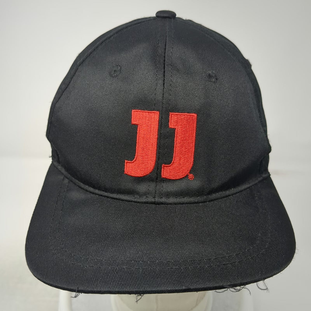 Jimmy John's Snapback Black Red One Size Embroidered Logo Polyester Sandwich Hat