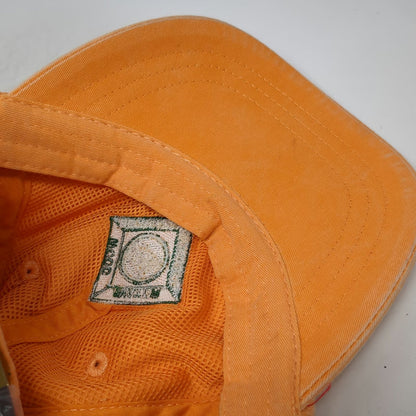 Adams Baseball Cap Orange One Size New Hampshire Tree Farm Embroidered hat