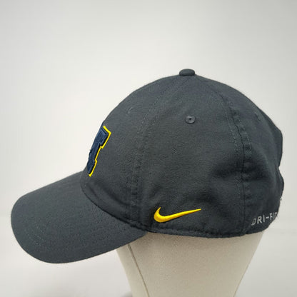 Nike Gray Baseball Cap One Size Michigan Wolverines Dri-FIT Slideback Hat
