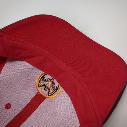 Bacardi Baseball Cap Red One Size Bat Logo Side Embroidery ESTD 1862 Hat