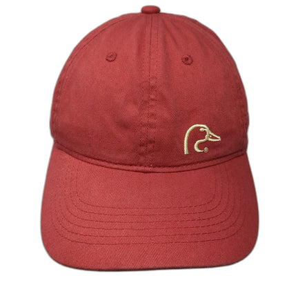 Outdoor Cap Ducks Unlimited Snapback Hat Red OSFM Embroidered Duck Logo Fishing