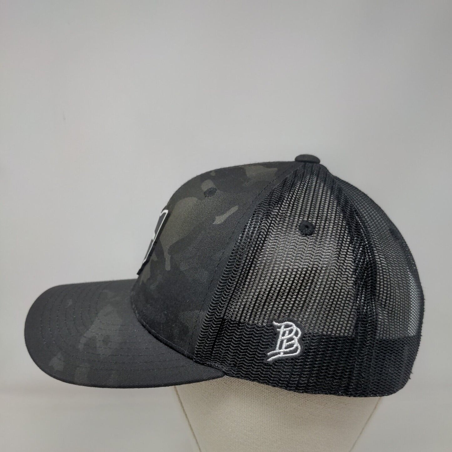 Cannon Snapback Mesh Back Trucker Hat Camo One Size Branded Bills