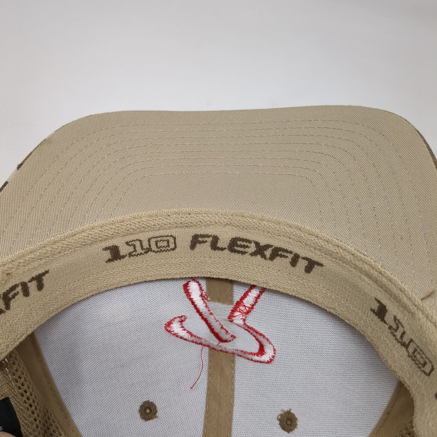 Red Built Snapback Trucker Hat Camo One Size Flexfit 110 Cap America