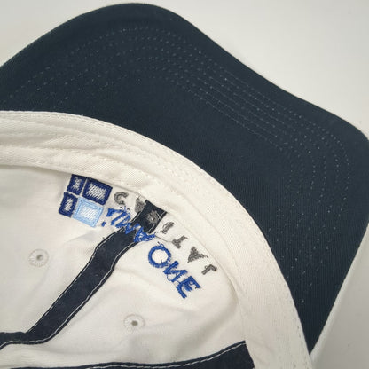 Sportsman Lima One Capital Baseball Cap White One Size Slideback Cotton Logo Hat